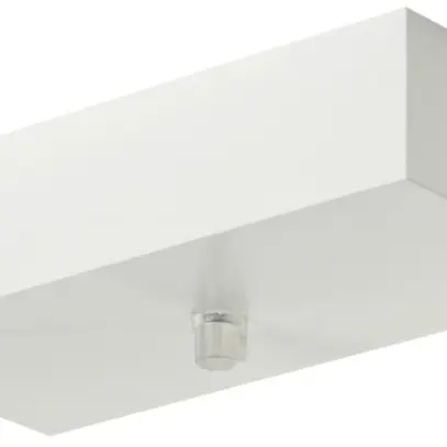 Rosace de plafond SLV pour LED Panel, 220×101×66mm blanc mat 
