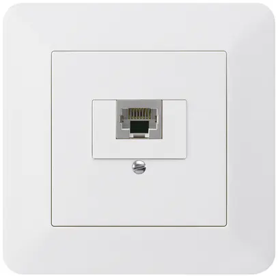 Presa di raccordo INC kallysto.trend 1×RJ45s bianco 