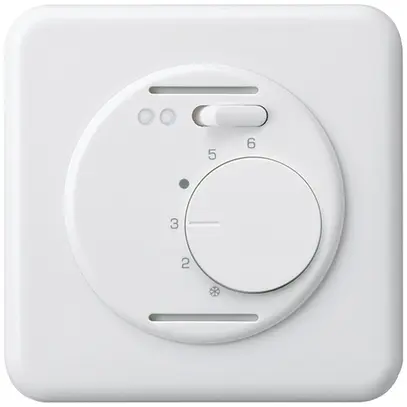 Thermostat d'ambiance ENC BASICO blanc pour plancher chauffant 