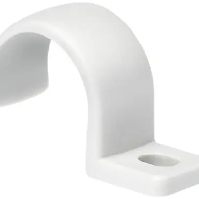 Bride pour TIT M25 1 vis gris clair 