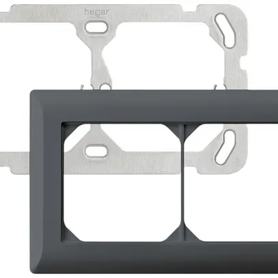 Intestazione INC kallysto.line 1×2 antracite orizzontale 