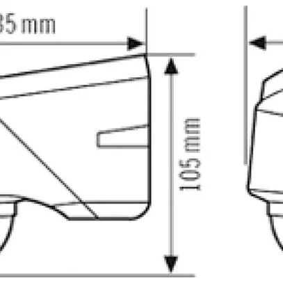 Rilevatore di movimento KNX AP ESYLUX RC 230i KNX, nero 