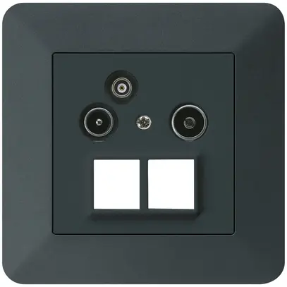 Presa antenna INC R/TV/dati kallysto.trend HMS 2GHz 19db nero 