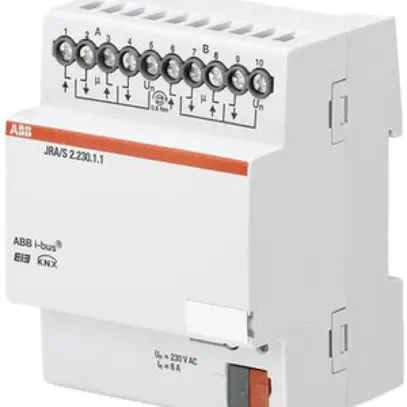 Actionneur de jalousie KNX AMD 2-fois 6A 230VAC 