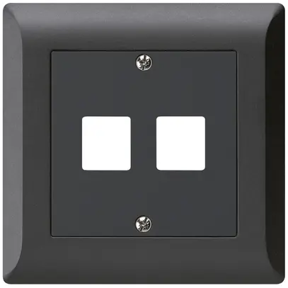 Kit frontal ENC HMS kallysto.line pour 2 modules noir 