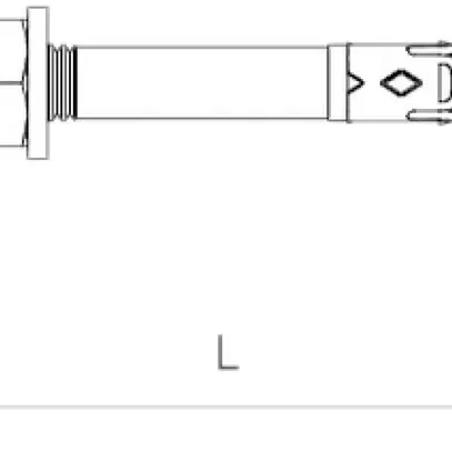 Clou d'ancrage Bettermann N 6×49mm galvanisé 