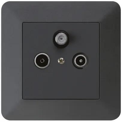 Prise d'antenne ENC kallysto.trend R/TV/SAT noir 