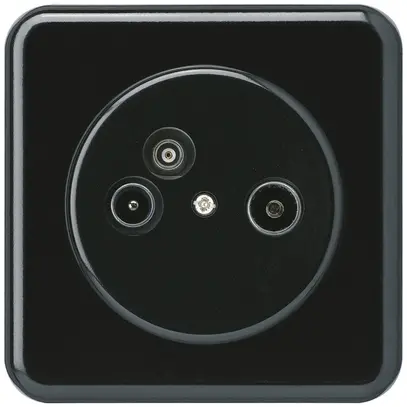 Presa d'antenna INC TV-R-Dati basico C 2GHz 4dB nero 