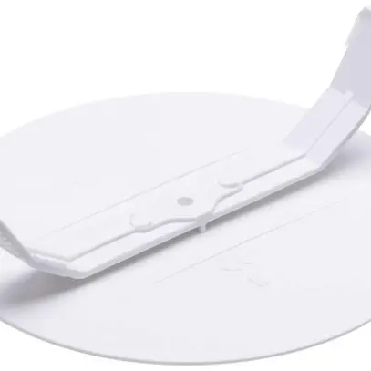 Rosace de plafond MH étrier matière synthétique Ø90×1mm blanc 