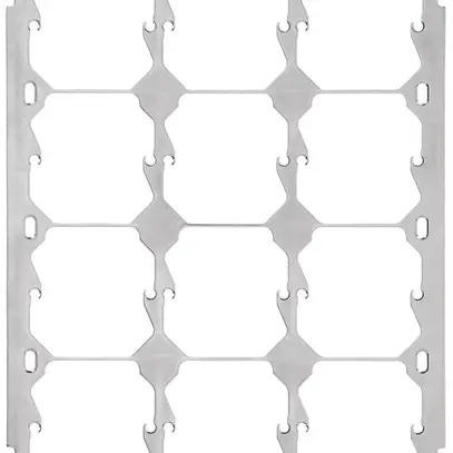 Placca di fissaggio Hager 4×3 vert. 197×257mm 