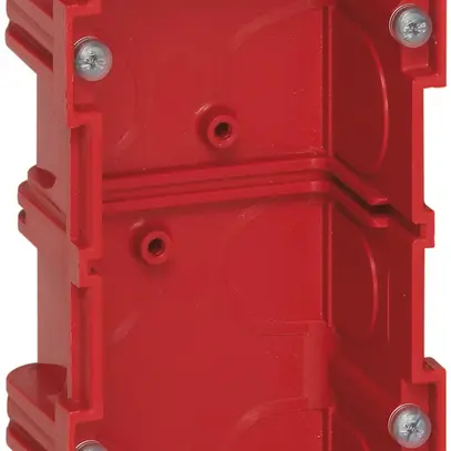 Scatola INC BATIBOX 4/5 mod. per muratura T=40mm rosso 