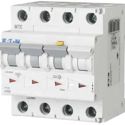 Disgiuntore differenziale C ETN 6kA 13A 3+N 30mA 