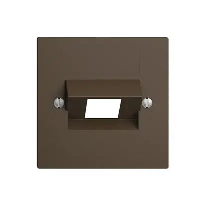 Placca frontale 1×RJ45 ITplus EDIZIOdue coffee 