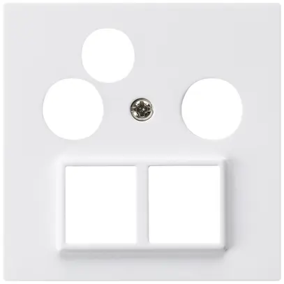 Plaque frontale HMS kallysto pour R/TV-données blanc 