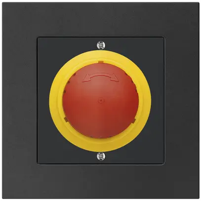 Pulsante INC kallysto.pro ARRESTO DI EMERGENZA nero 