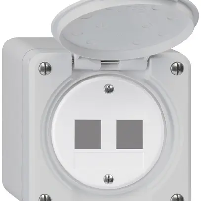 Kit di montaggio AP robusto HMS IP55 grigio per 2×modulo 