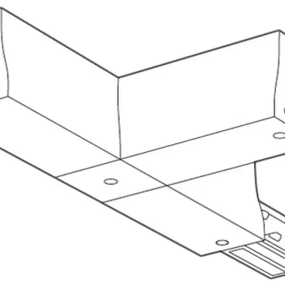 Raccordo a T Lytespan 3, giusto, argento 