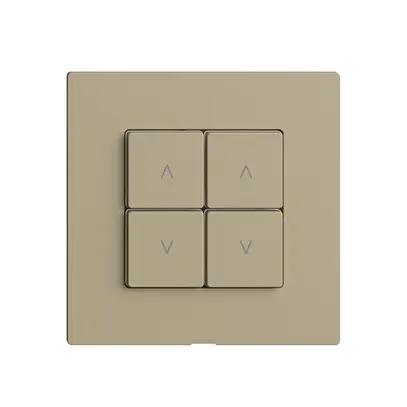 Interruttore tapparelle 2K/4T Edue Wiser sand 