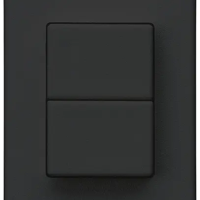 Pulsante doppio INS Hager FLF 10A/250V 0/1L nero 