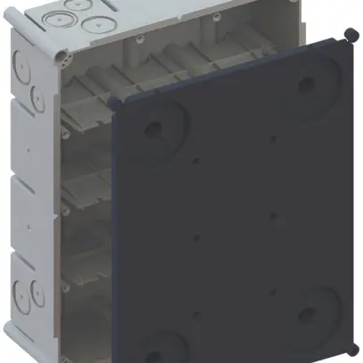 Scatola INC AGRO 4×3 650°C con coperchio di protezione, M20/25, grigio 