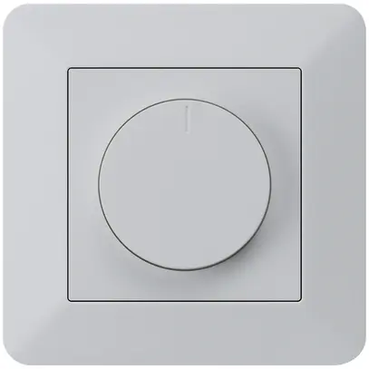 Variatore rotativo universale INC Hager kallysto.trend 20…400W/VA grigio chiaro 