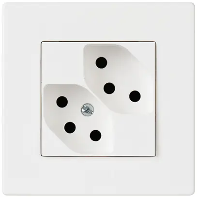 Prise AP ATO 2×T13 blanc grd.I 