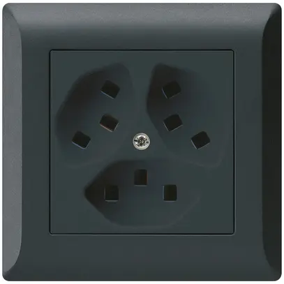 Presa INC Hager kallysto.line 3×T23 C nero 