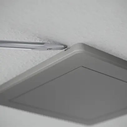 Couvercle à broches HSB Weibel 130×130mm Design EDIZIO.liv blanc 