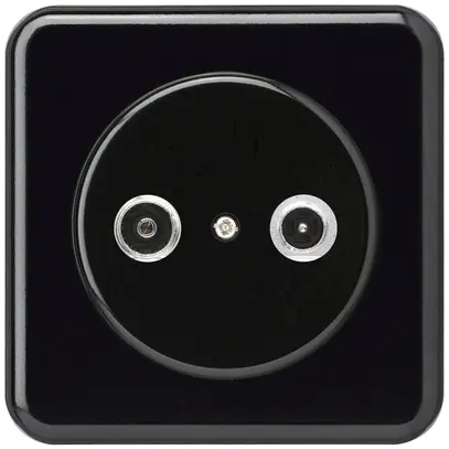 Prise d'antenne ENC basico TV-R montage C 23dB 2GHz noir 