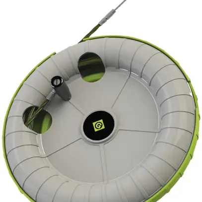 Appareil passe-fil Greenlee avec bande en polyester 25m 