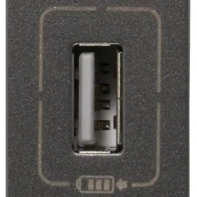 Presa di carica USB MOS 1 modulo, singolo magnesio 