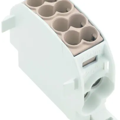 Verteilerblock Weidmüller WPD 101 2×25/2×16 1L Schraubanschluss TS35 braun 