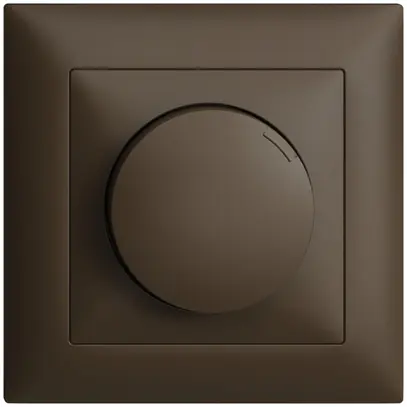 Variateur LED universel ENC EDIZIOdue FMI, 4…200W/400W/VA coffee 