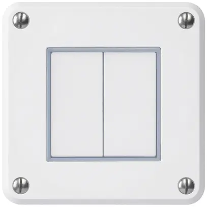 Interrupteur ENC robusto IP55 schéma 3/contact à poussoir blanc 