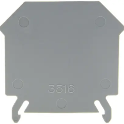 Parete d'estremità 4…6mm² grigio 