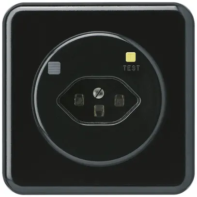 Prise ENC basico C T23 FI 30mA noir 