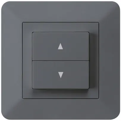 Interrupteur pour stores ENC kallysto.trend avec 2 touches an bornes enfichables 