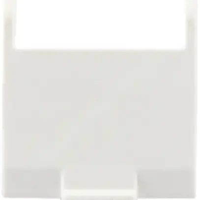 Clapet antipoussière Dätwyler pour MS 1/8 Cat.6A Keystone, blanc 