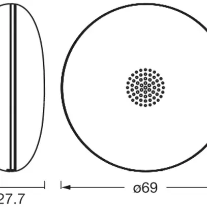 Segnalatore di pericolo LEDVANCE SMART+ acqua 3V Ø69mm bianco 
