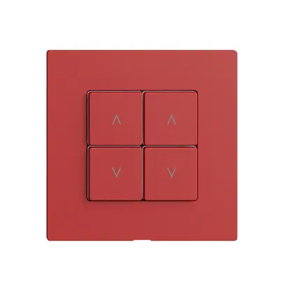 Commande pour interrupteur stores 2c/4t Edue Wiser berry 