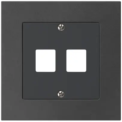 Kit frontale INC HMS kallysto.pro per 2 moduli nero 