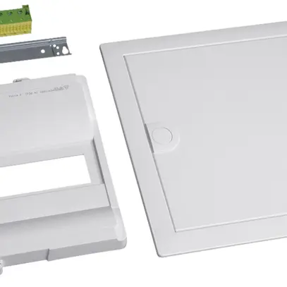 Kit de montage Hager volta avec cadre/porte 1-rangée 