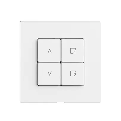Station secondaire pour interrupteur stores 1c/4t scène WLAN Edue Wiser blanc 