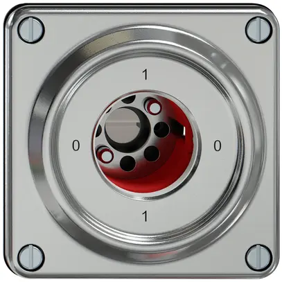 Interruttore a chiave ELEMENT SNAPFIX® 1P 16A 400V 0-1-0-1 all 