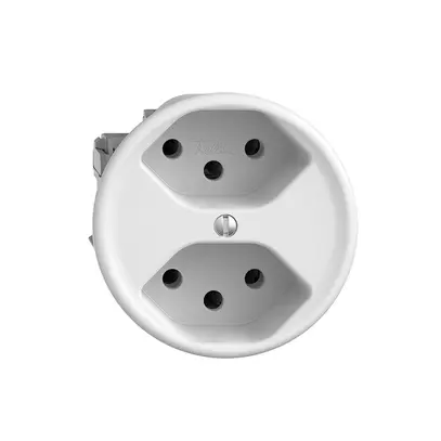 Prise ENC STANDARDdue 2×T13 blanc 