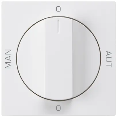 Kit frontal pour interrupteur rotatif S2 60×60 kallysto 0-Man-0-Aut.blanc 
