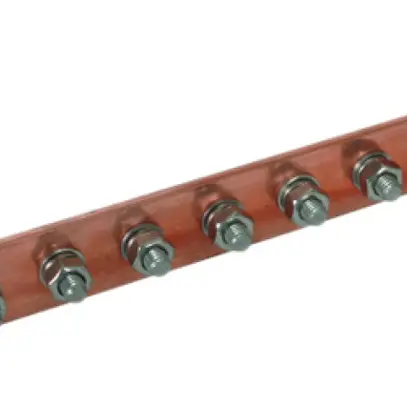 Potentialausgleichsschiene DEHN/elvatec Cu 10×M10×25mm 