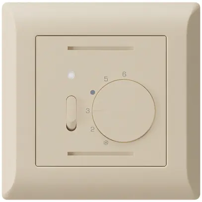 Termostato ambiente INC kallysto.line beige con interruttore 