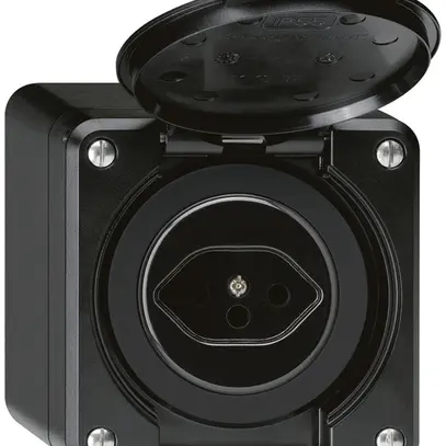 Prise AP robusto type 13 noir 