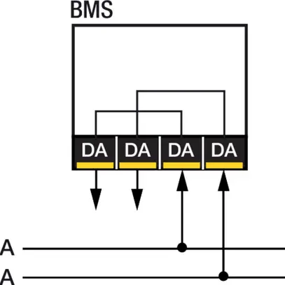 Rilevatore di movimento AP Niko P49HC DALI-2 360° materiale sintetico bianco 
